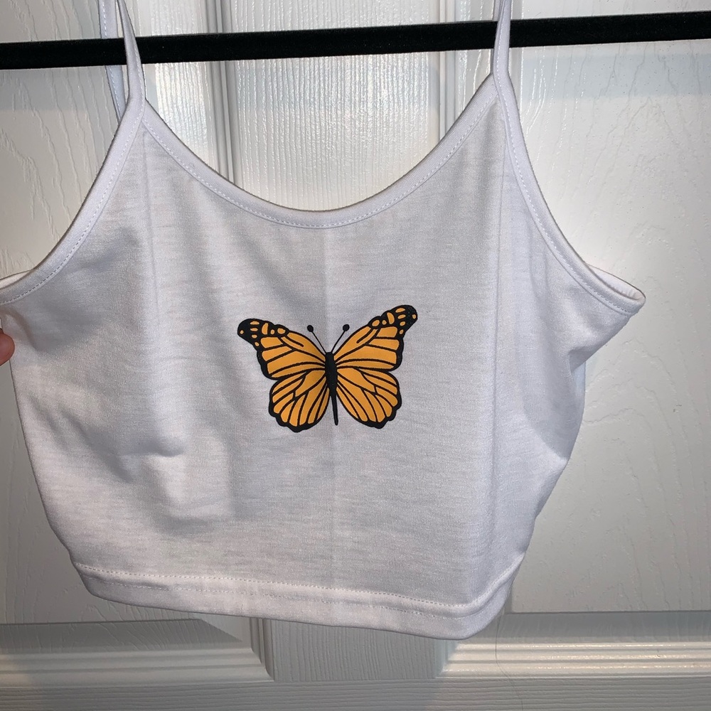 butterfly crop top